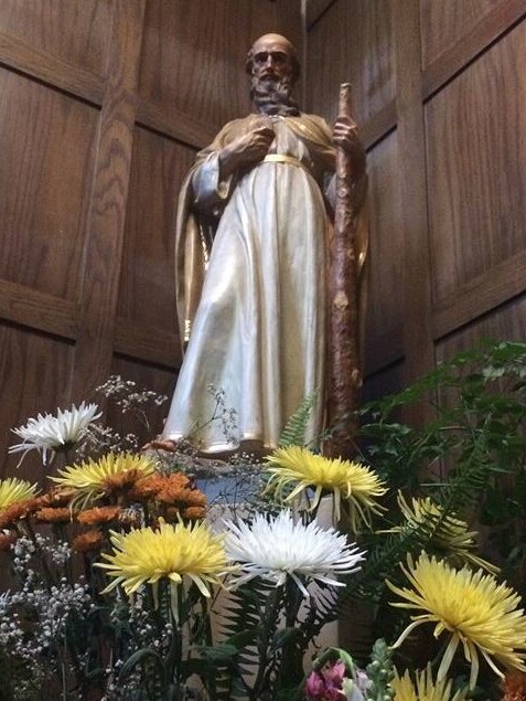 Nuestro San Judas en el priorato de nuestros frailes.