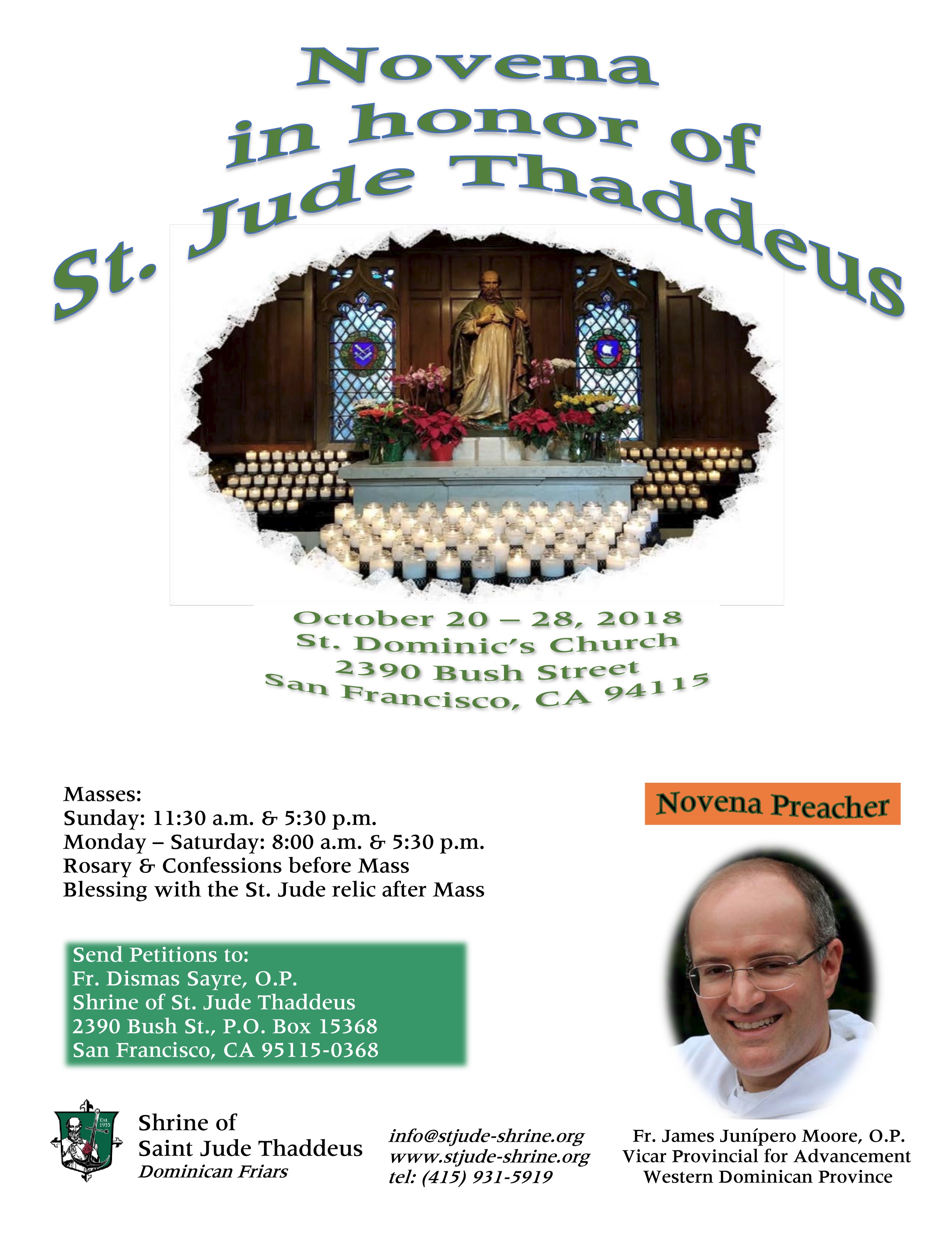 Novena en honor a San Judas Tadeo 2023